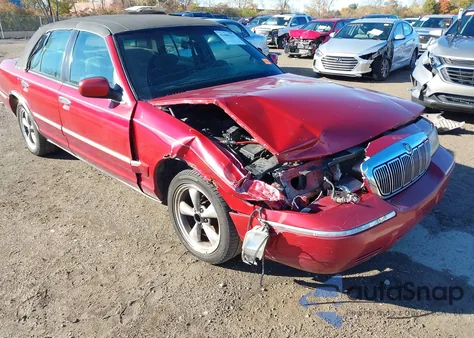 2000 Mercury Grand Marquis Gs z USA, uszkodzony, nr VIN 2MEFM74W0YX619084